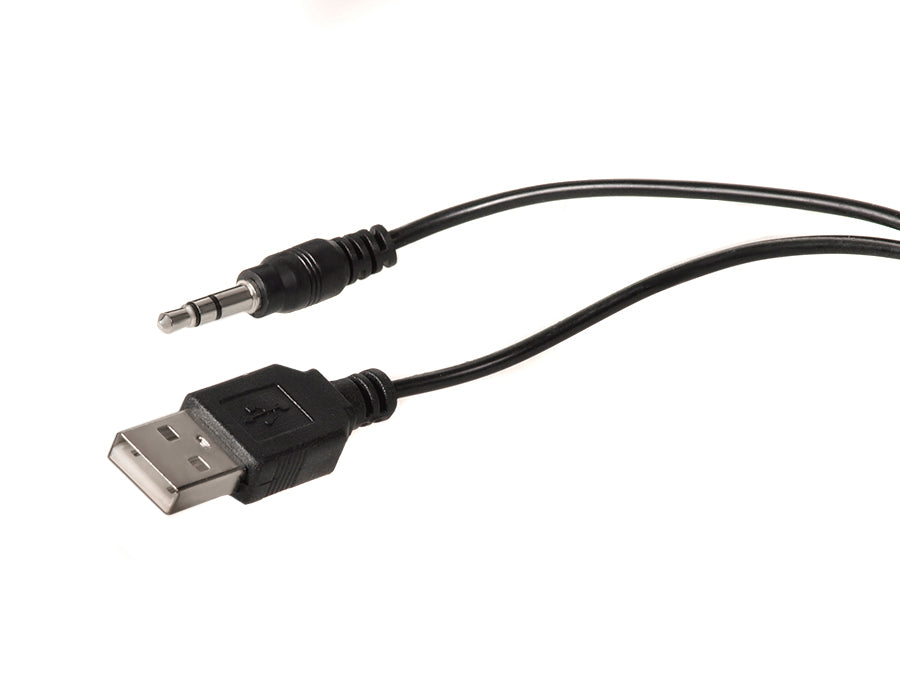 Haut-parleurs d'ordinateur 6W USB Argent&amp;Noir Audiocore AC870 B