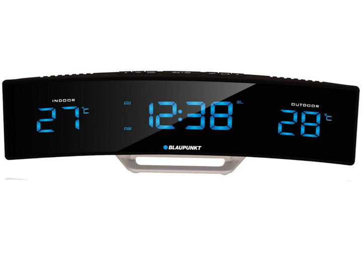 Blaupunkt CR12BK radio Klok Digitaal Zwart, Zilver