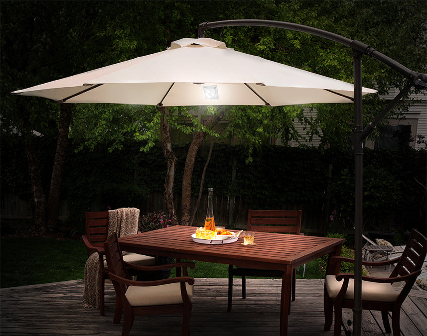 Lampe solaire LED sous parasol MCE124 Maclean Energy