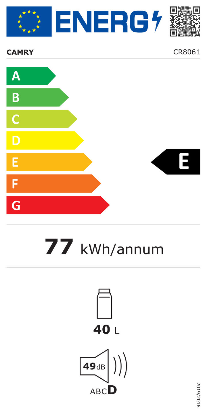 Camry CR 8061 Toeristenkoelkast Verwarming en koeling Inhoud 40 l