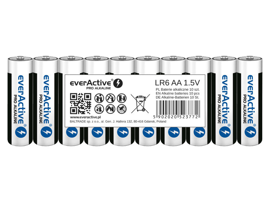 everActive Pro Alakline Batterij AA / AAA 10 stuks