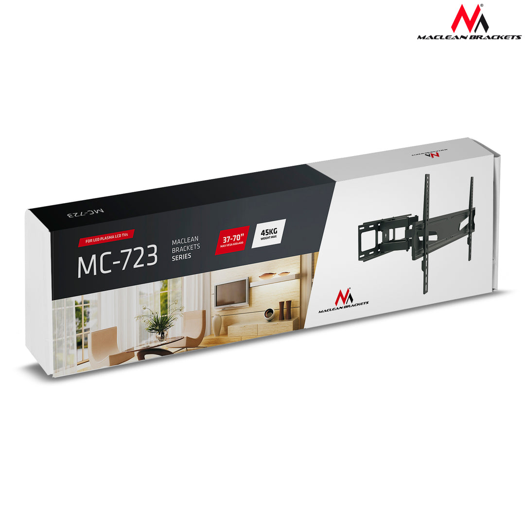 Support mural Support mural Maclean TV LCD LED 37-70" 40 kg