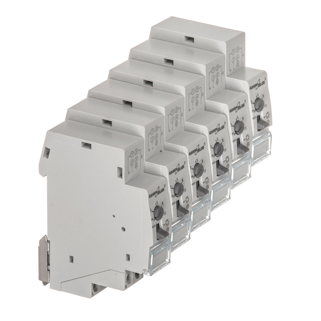 Trappenhuisverlichting Tijdschakelaar Programmeerbare din-rail mechanische  GreenBlue GB114