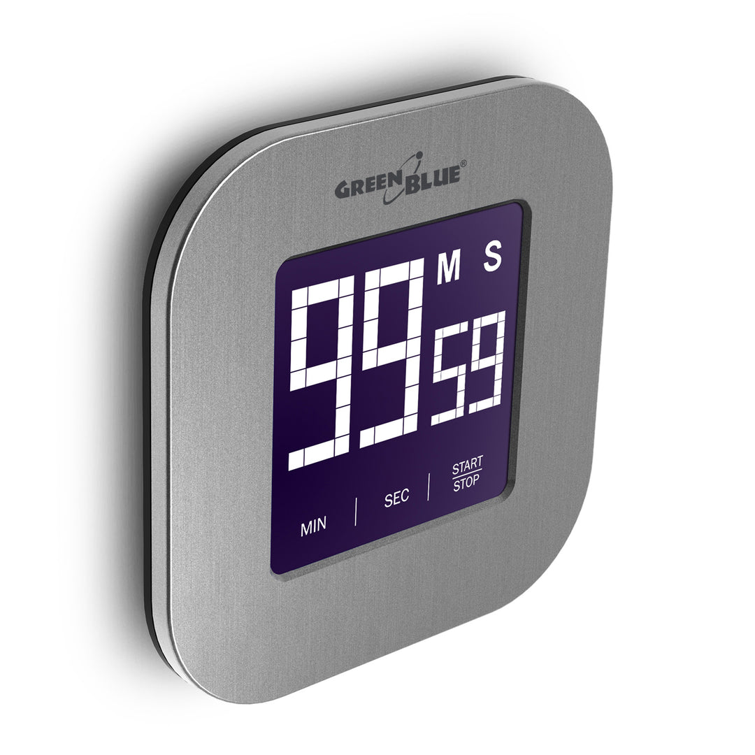 Digitale magnetische timer- Zilver Greenblue, GB524