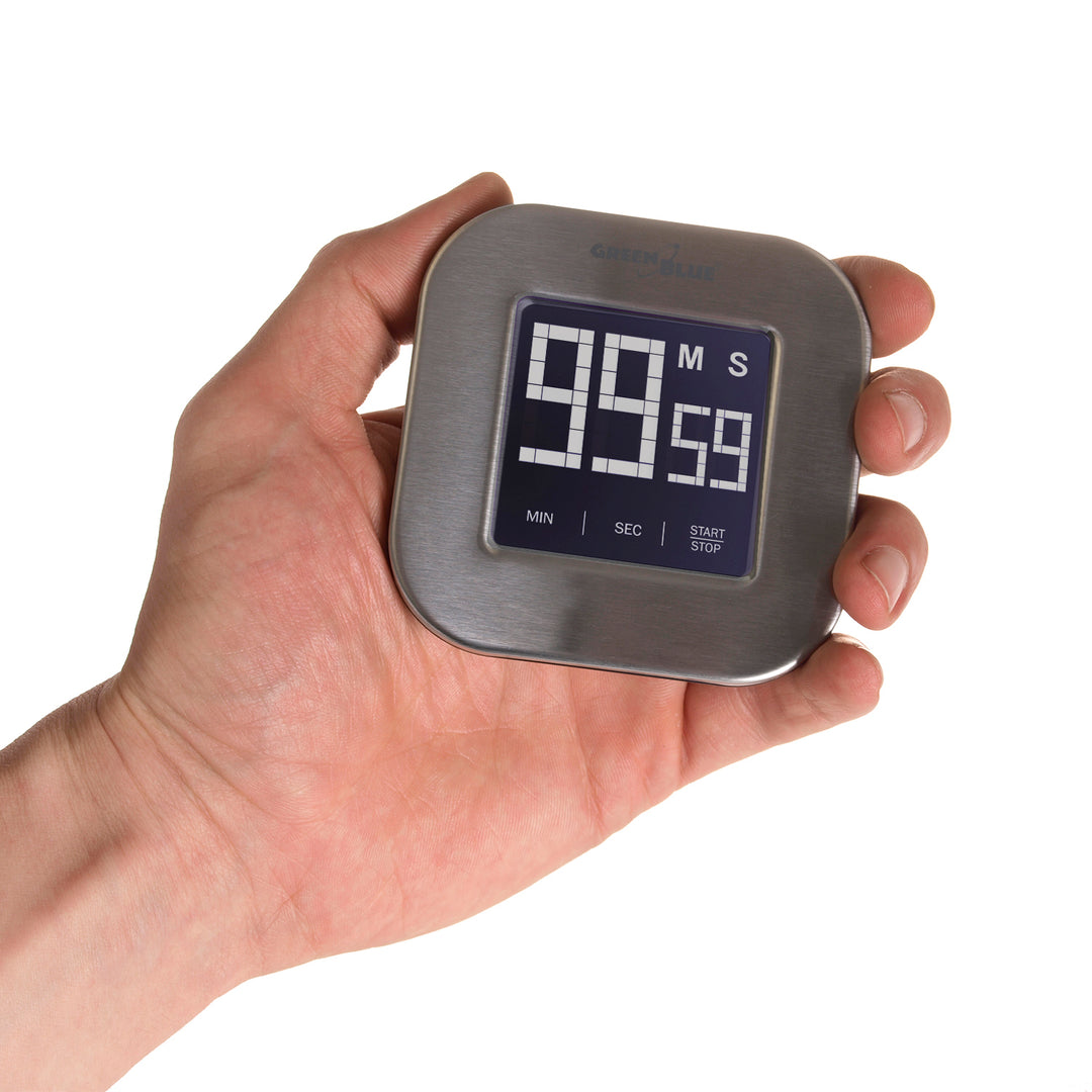 Digitale magnetische timer- Zilver Greenblue, GB524