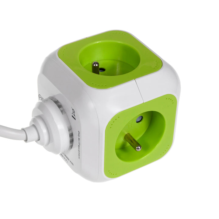 GreenBlue MagicCube 4x prises 2x connexion USB 1,4m avec broche terre (BE)