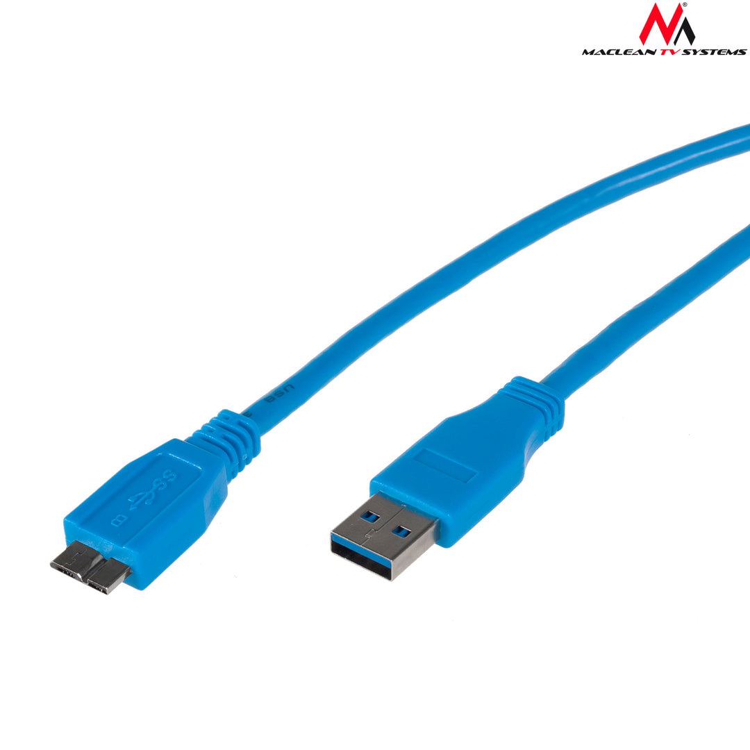 Maclean Kabel, USB 3.0 Kabel, AM-microBM, Plug-in-Plug, 1,5m, MCTV-587