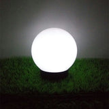 Solar LED tuinlamp Grote bol GB166 25x25x58cm, wit