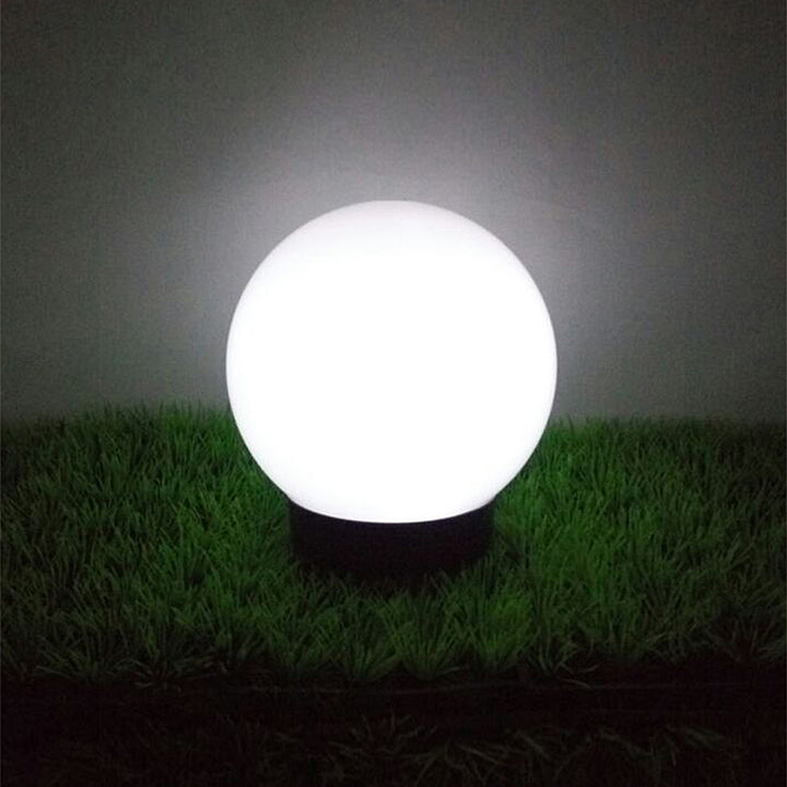 Solar LED tuinlamp Grote bol GB166 25x25x58cm, wit