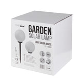 Solar LED tuinlamp Grote bol GB166 25x25x58cm, wit