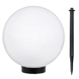 Solar LED tuinlamp Grote bol GB166 25x25x58cm, wit