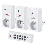 Maclean Energy MCE153 Set van Netwerkcontactdoos op afstand