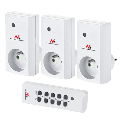 Maclean Energy MCE153 Set van Netwerkcontactdoos op afstand