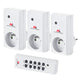 Maclean Energy MCE153 Set van Netwerkcontactdoos op afstand