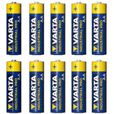 10 x KRACHTIGE VARTA INDUSTRIAL AA alkalinebatterijen 10x LR6/AA-batterijen Varta Industrial