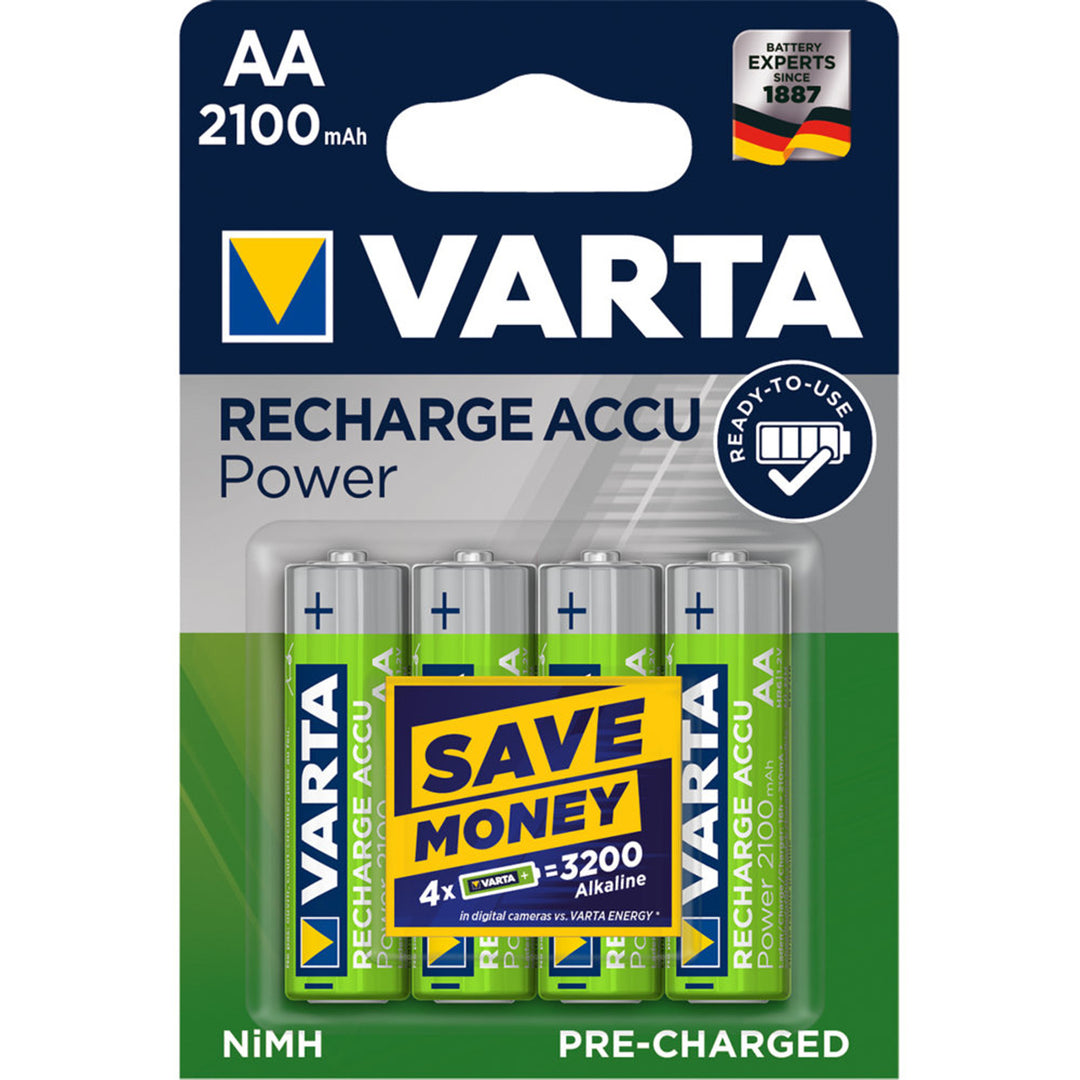 Varta  - Oplaadbare Batterijen  / AA 2100 mAh - 4 stuks