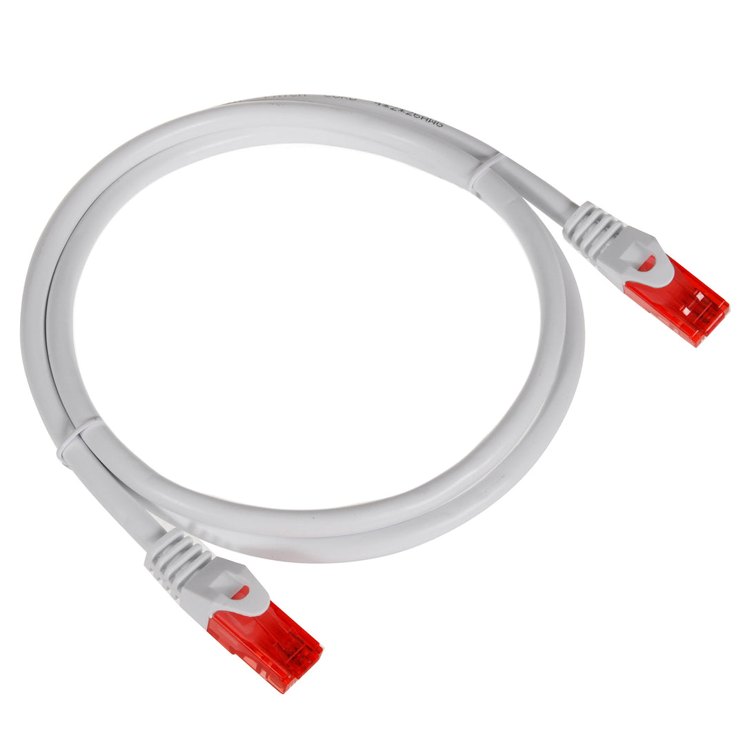 Câble réseau Lan PTO ethernet RJ45 utp CAT6 1m Maclean MCTV-301 W