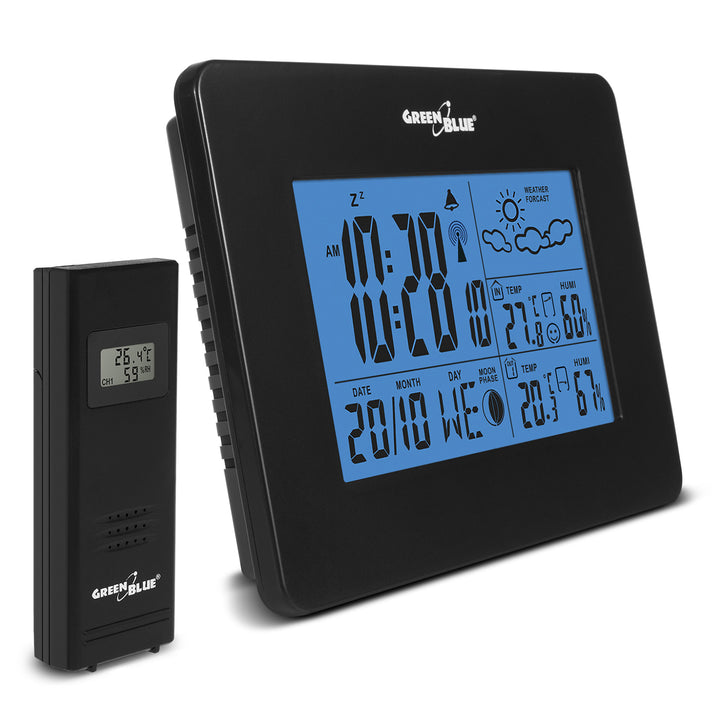 Weerstation met externe sensor GB 146  actuele informatie