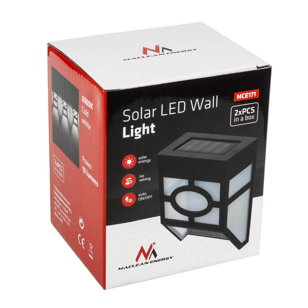 LED Solar Garden Light - 2 stuks Maclean Energy MCE171