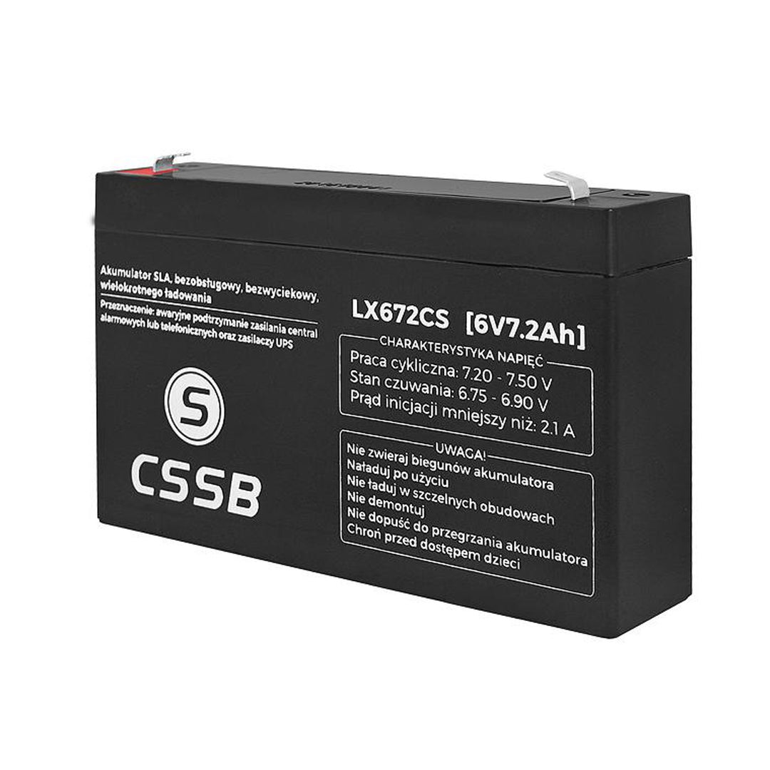 CSSB 6V 7.2Ah