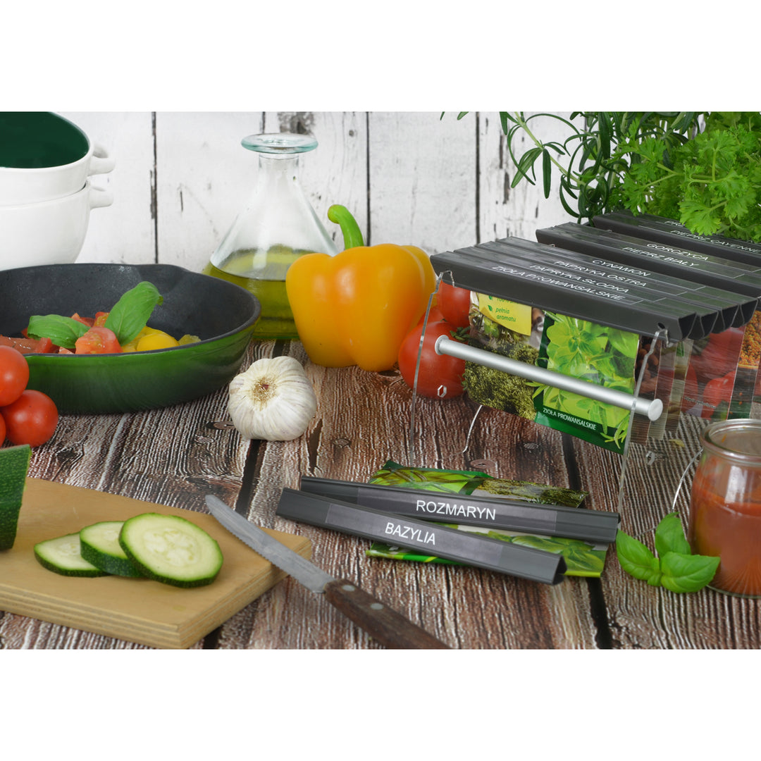 Fles Container Hoge Houder Organische Kruidenzak Organizer 10 compartimenten verse kruiden