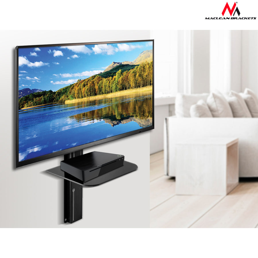 TV-beugel met DVD-plank Maclean, vesa 200x200, 23"-42", 30 kg, MC-771