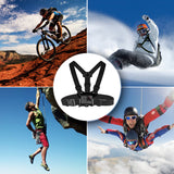 Maclean MC-773 Camera borst riem houder Borst riem houder Mobiele telefoon camera compatibel met GoPro camera's