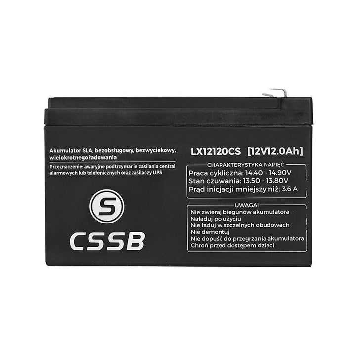 Batterij gemaakt met AGM technologie CSSB gel 12V 12Ah
