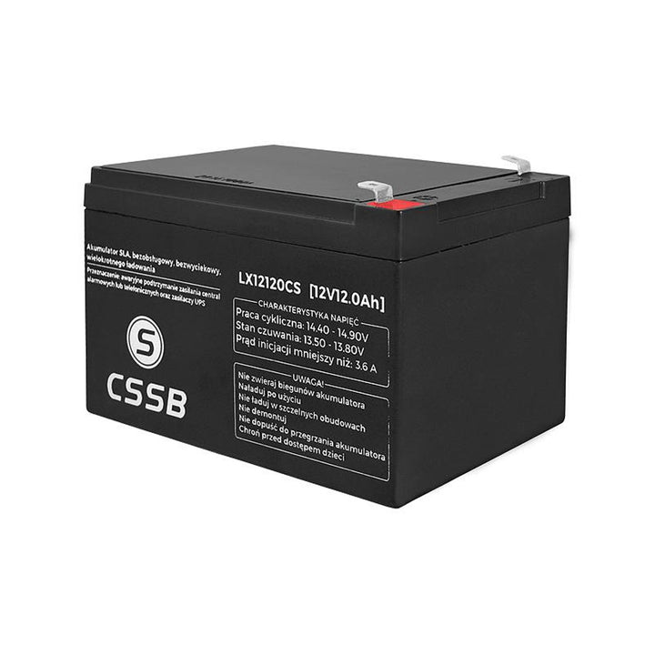 Batterij gemaakt met AGM technologie CSSB gel 12V 12Ah