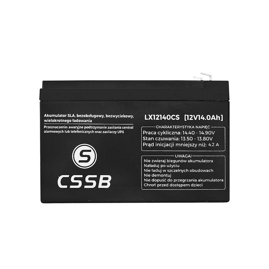 Onderhoudsvrije gelbatterij 12V 14Ah LX12140