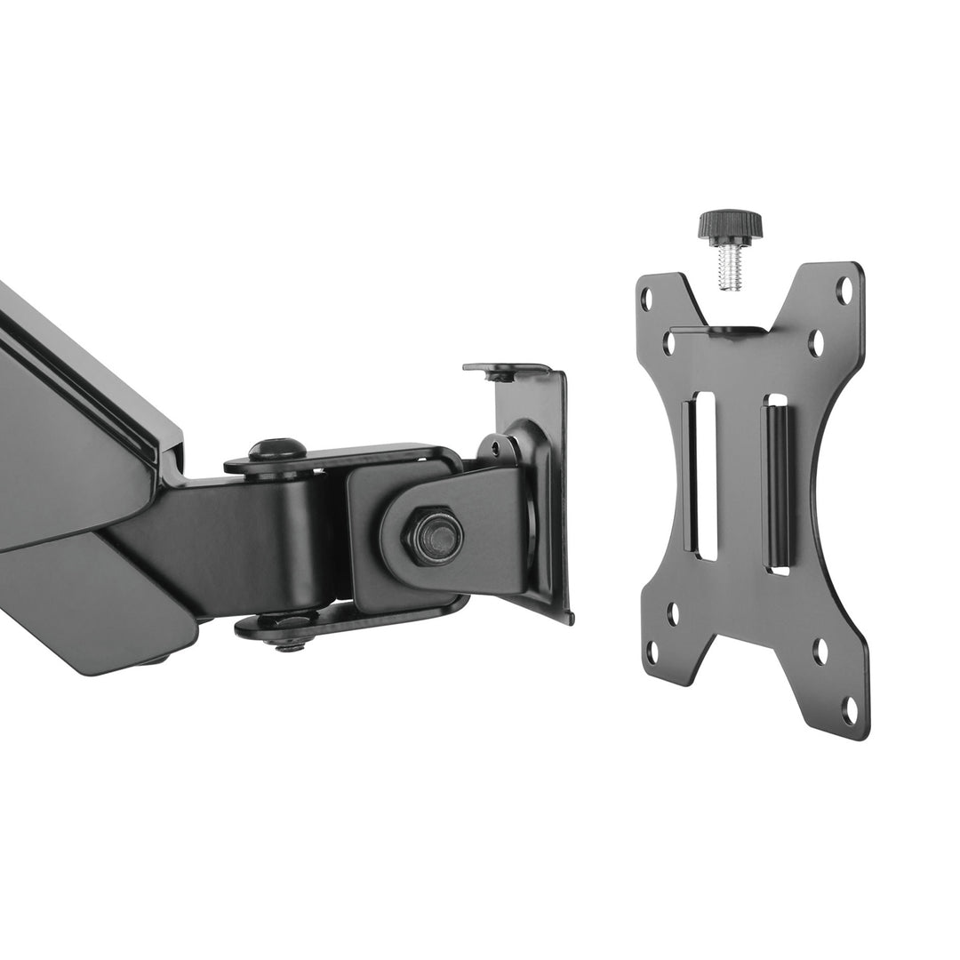Maclean MC-775 Monitorstandaard met gasveer, 17" - 32" dubbele arm 8 kg