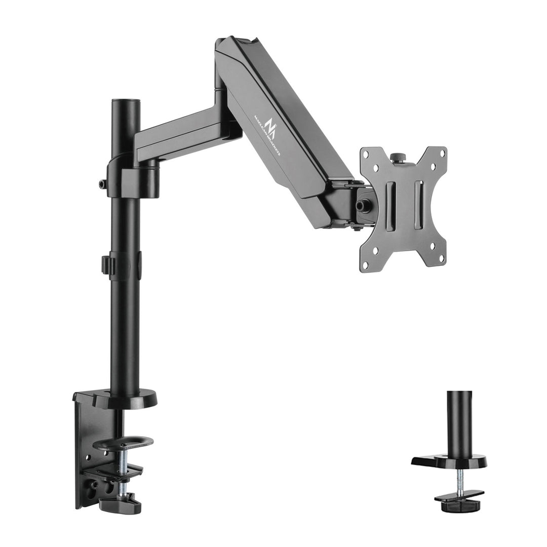 Maclean MC-775 Monitorstandaard met gasveer, 17" - 32" dubbele arm 8 kg