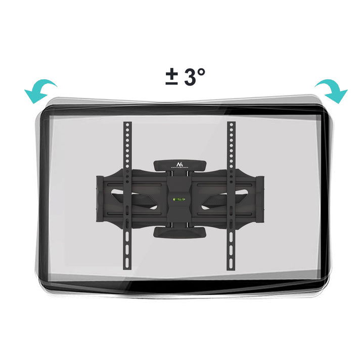 TV muurbeugel 26-55 inch  max. 45 kg VESA 400x400 Zwart