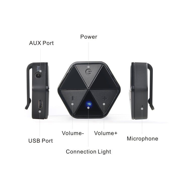 Audiocore AC815 Bluetooth audio ontvanger & adapter  Bluetooth 4.1 - Draagbare en draadloze