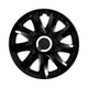 Universele wieldoppen 14" DRIFT zwart lak press-on 4 stuks