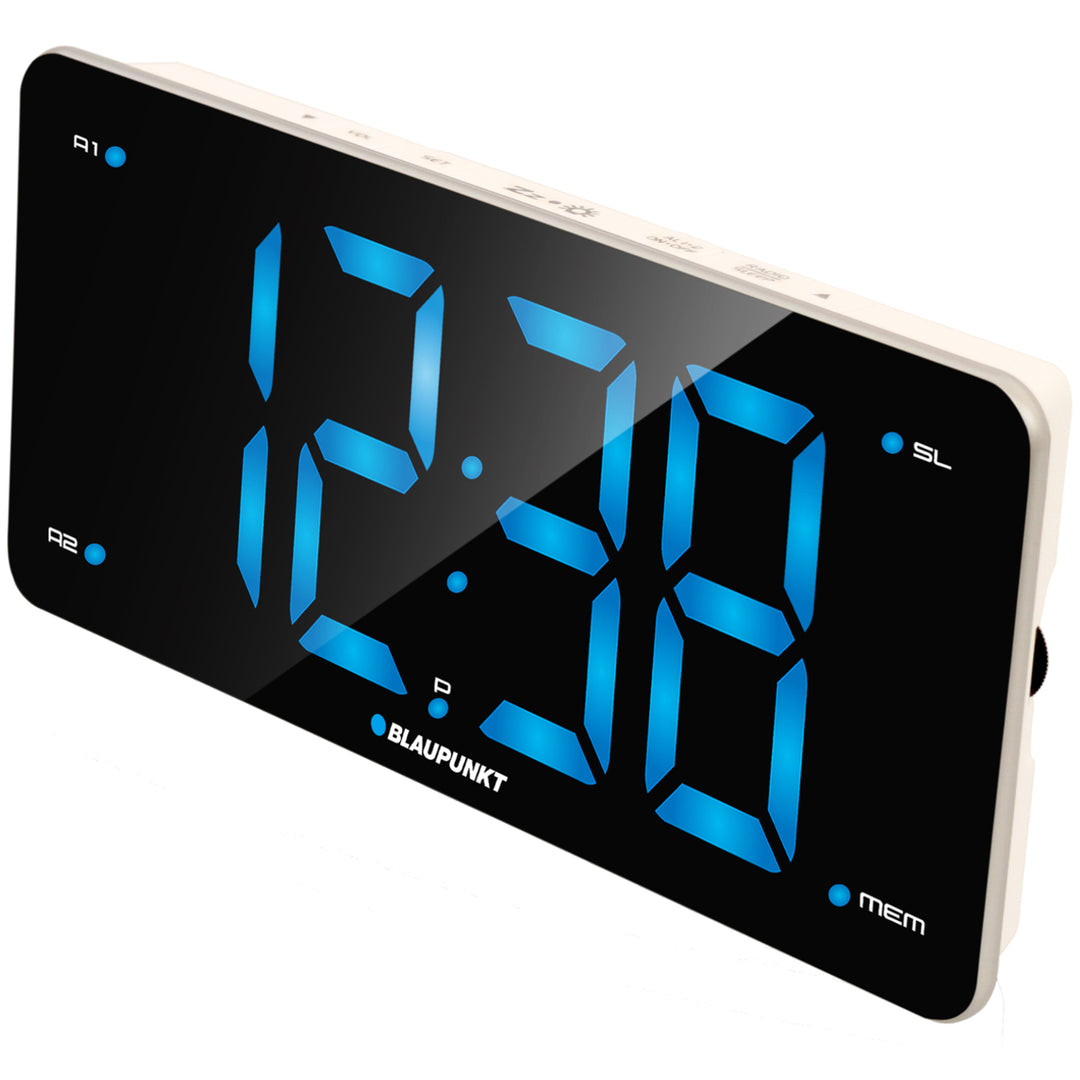 Blaupunkt CR15WH - USB- wakker met LED-display en FM radio