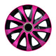 Universele wieldoppen 16" NRM DRIFT Extra roze/zwart 4 stuks