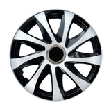 Universele wieldoppen 16" NRM DRIFT Extra wit/zwart 4 stuks