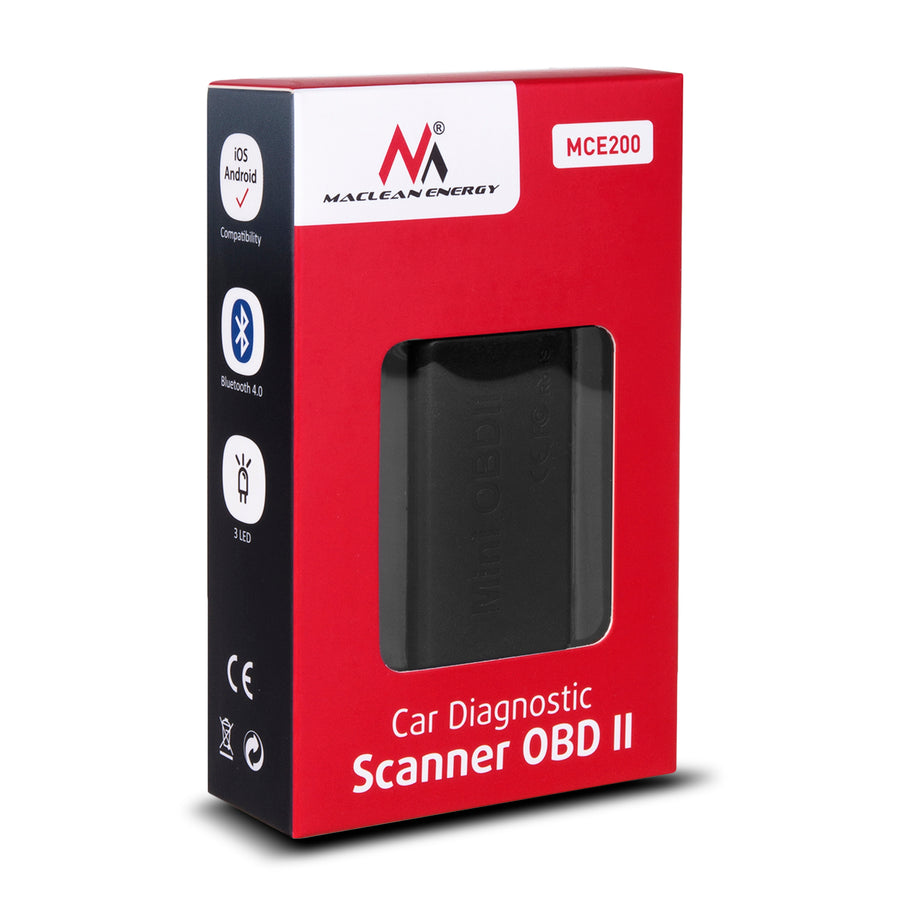 Auto computer uitlezen - Diagnose en foutmeldingen OBD2 OBDII SCANNER IOS ANDROID Bluetooth4.0 MCE200
