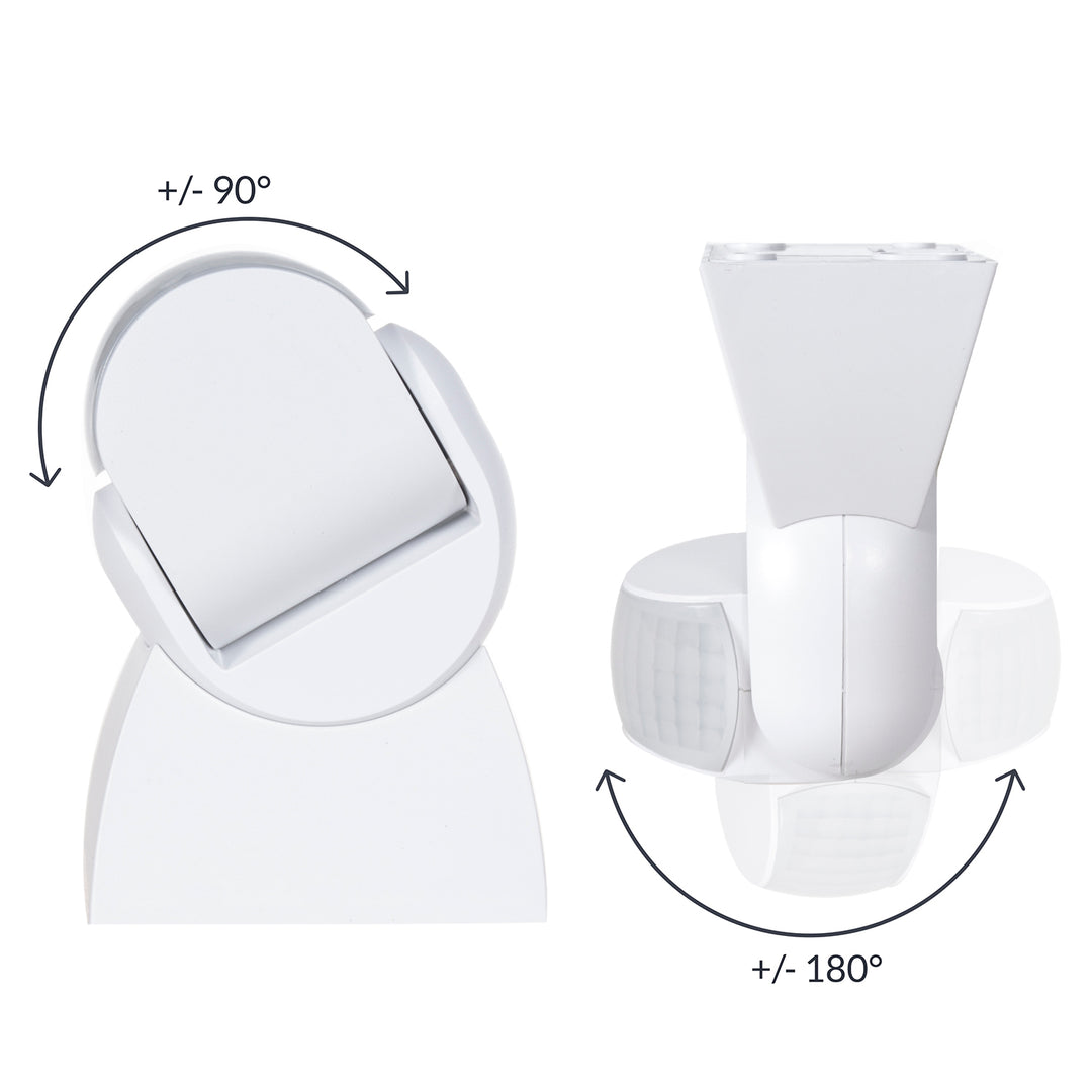 Infrarood bewegingsmelder PIR Modern Range 12 m Kleur Wit IP65 Maclean Energy MCE201W