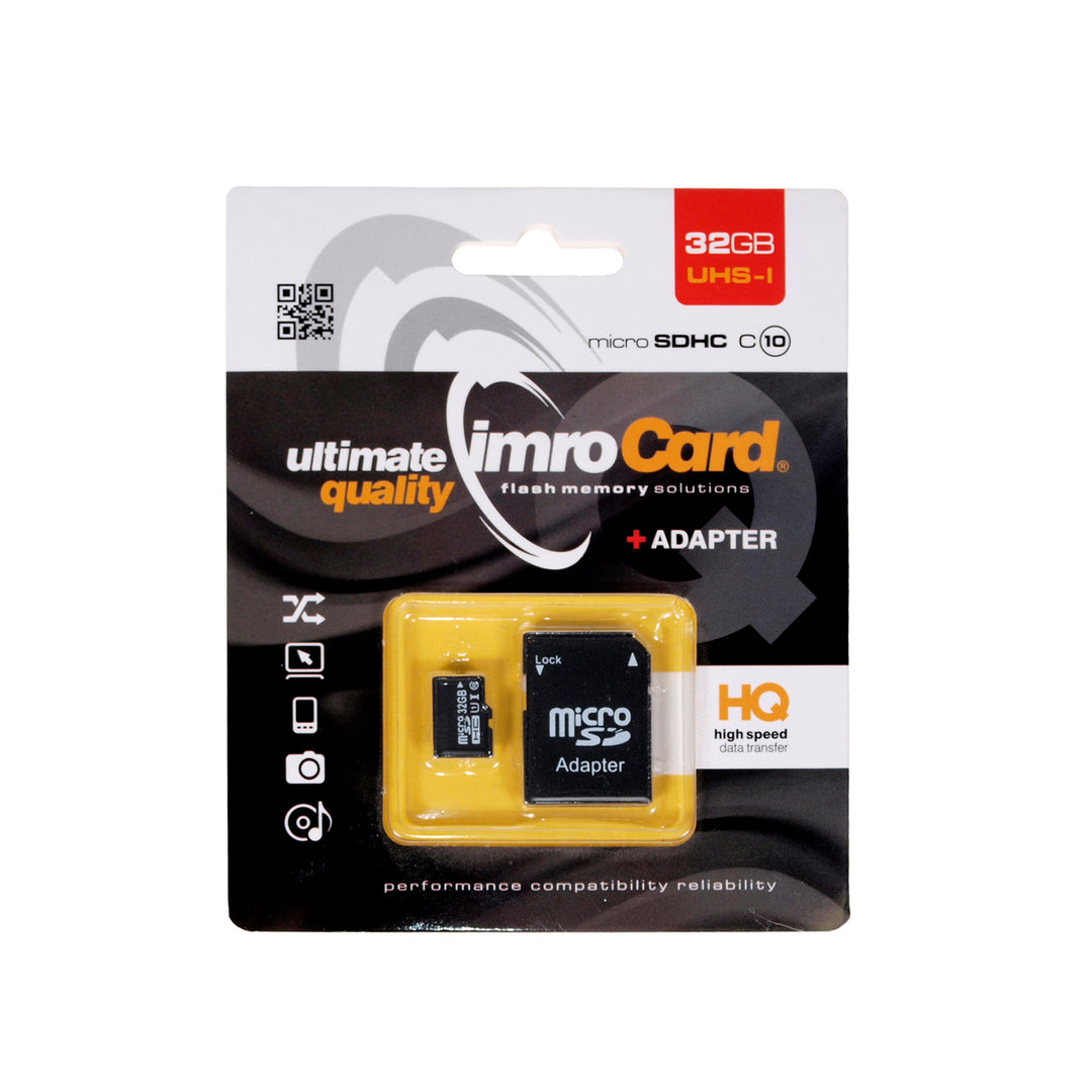 32 GB C10 Imro + -adapter