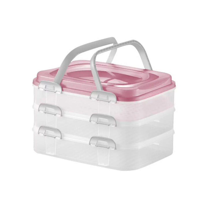 Domotti Dolce Voedselcontainer op drie niveaus Blauw