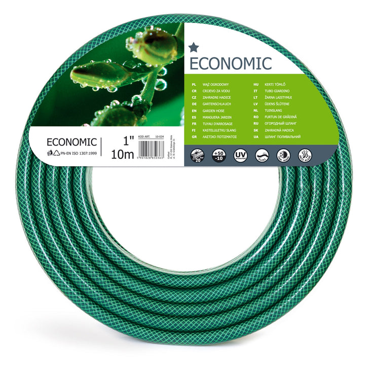 Tuyau d'arrosage économique Cellfast 1" 10m matière PVC Flexible