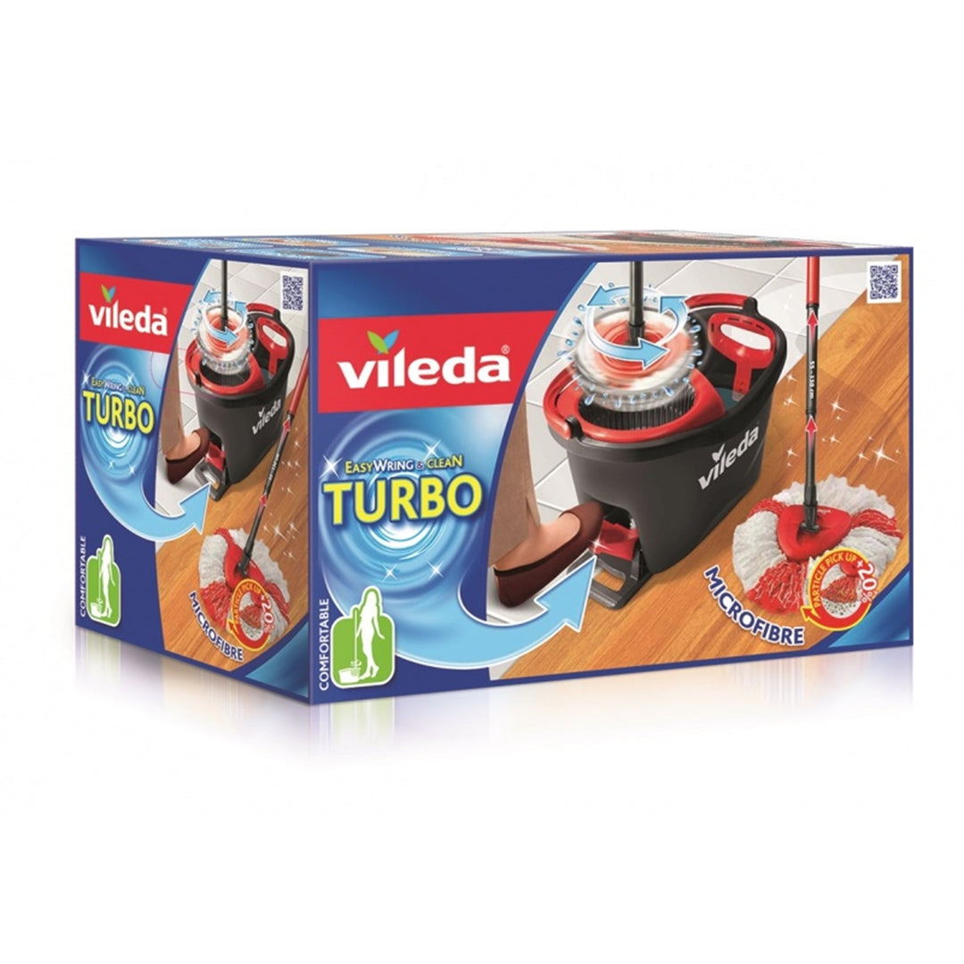 Roterende MOP VILEDA Easy Wring en Clean TURBO set bucket head bar