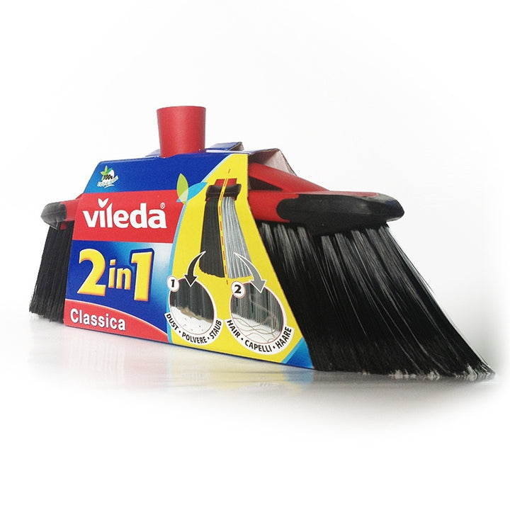 VILED MASTER 2 in 1 twee soorten borstelharen = dubbele reinigingskracht ingesteld met palen