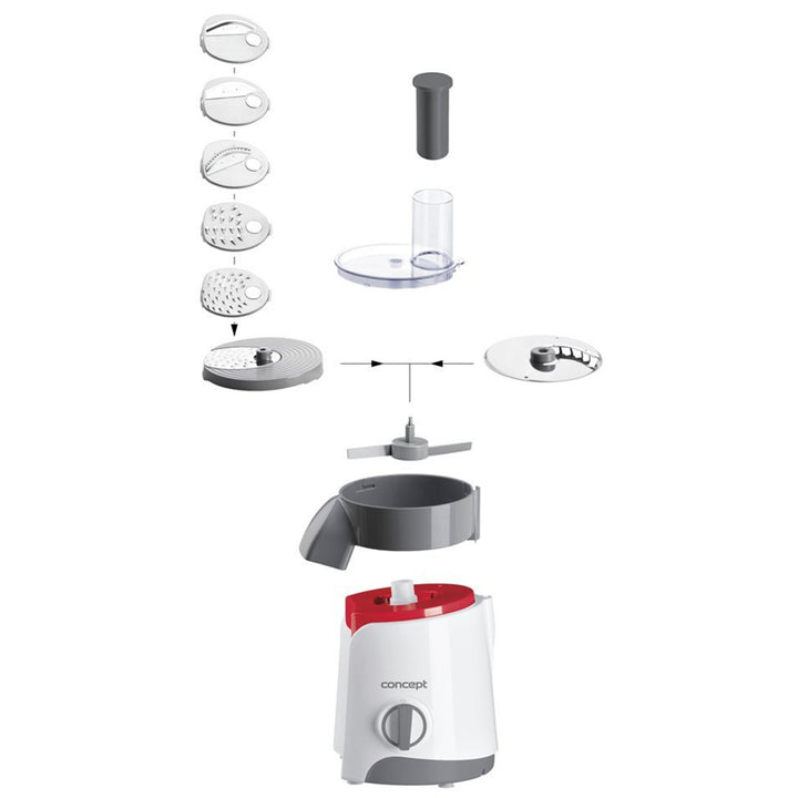 Concept Fresh Salad ES-1000 5 verwisselbare doppen
