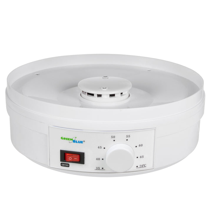 Voedseldroger GreenBlue GB190 - 250 W - met 5 transparante lades- 35 tot 70°C