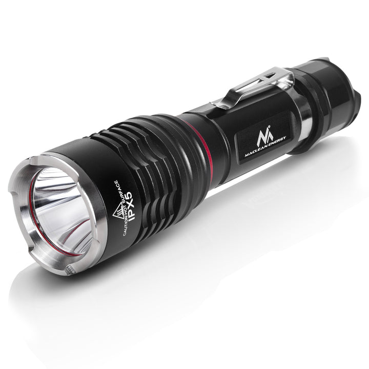 Lampe de poche LED Cree 800 lumens + chargeur + porte-vélo Maclean Energy MCE220