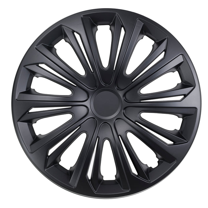 NRM Jeu d'enjoliveurs 4 pièces 14" couleur STRONG - noir