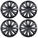 15" NRM STERK zwart mat universele wieldoppen 4 stuks